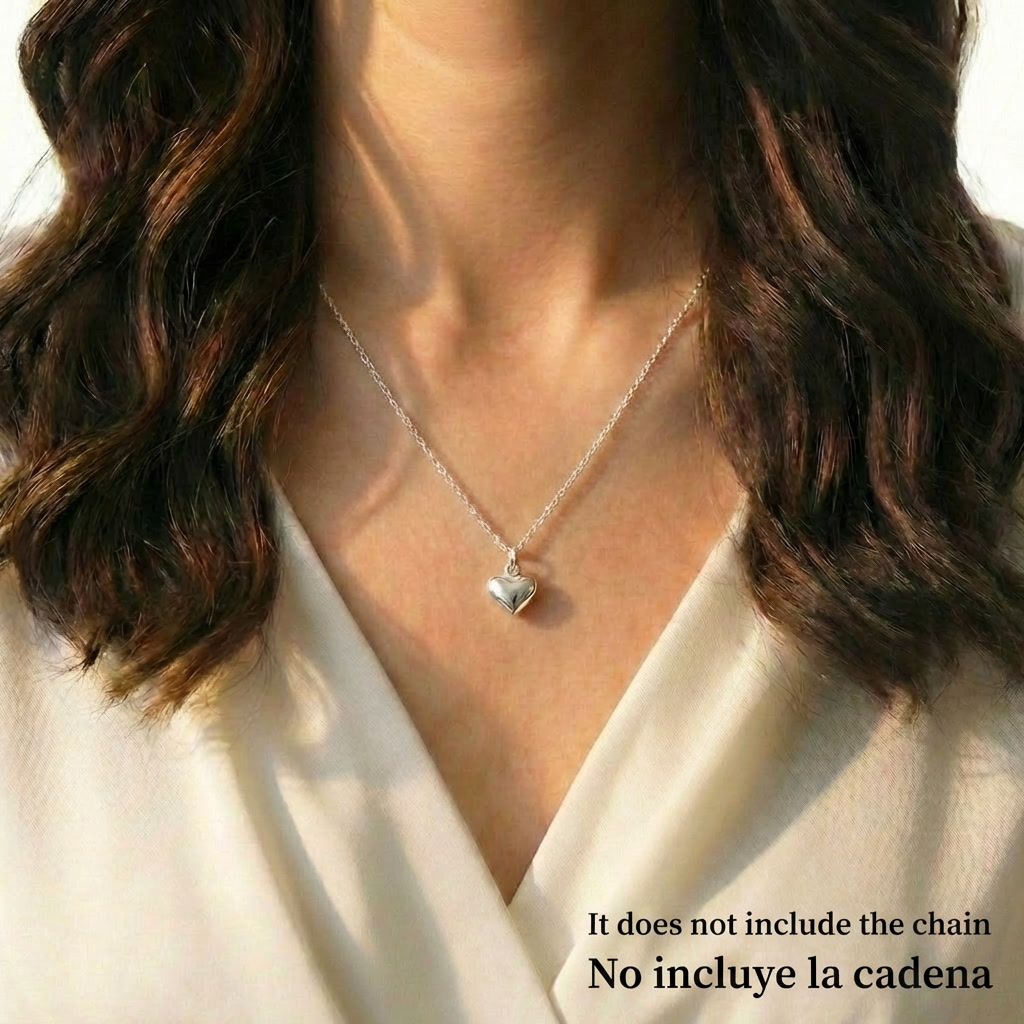 Dije Corazón 1.15 g / 3/4 in Plata 925