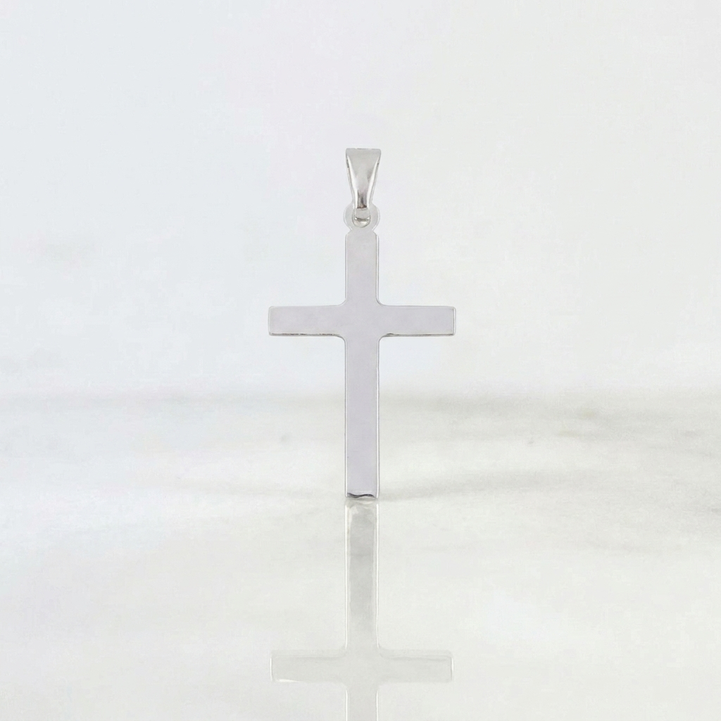 Plain Cross Pendant 1.6 g / 1 1/2 in Silver 925