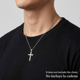 Plain Cross Pendant 1.6 g / 1 1/2 in Silver 925