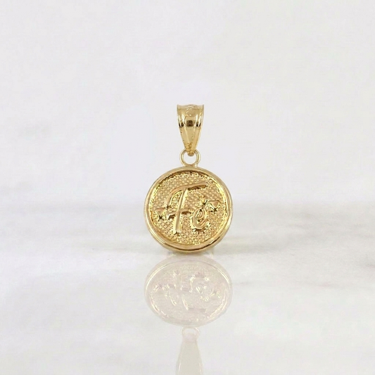 Dije Fe 0.95g / 3/4 in Oro Amarillo 18K
