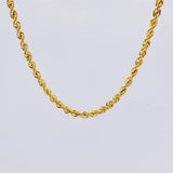 Cadena Lazo 14.7g / 24 in / 4.3mm Oro Amarillo 18K