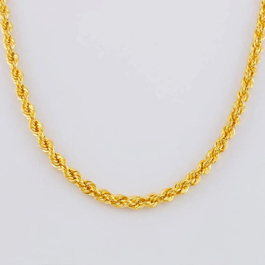 Rope Chain 8.2g / 24 in / 3.3mm Yellow Gold 18K