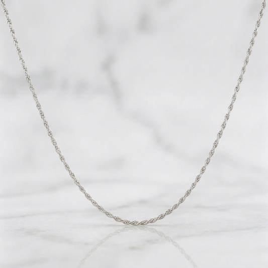 Rope Chain 2.4g / 20 in / 1.1mm Silver 925