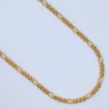 Cadena Figaro 11.15gr / 25 3/4 in / Oro Amarillo +1 18K &