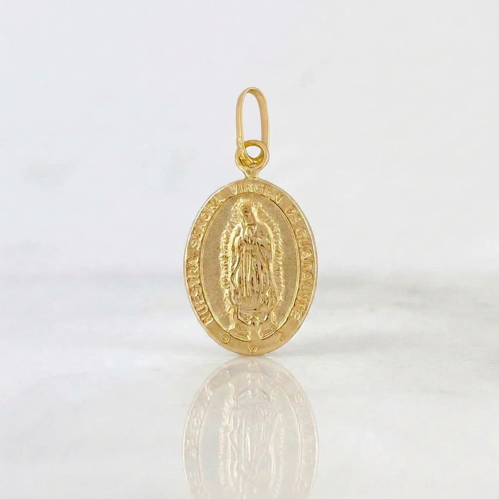 Dije Virgen de Guadalupe 0.9g / 1 in Oro Amarillo 18K