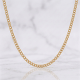 Cuban Links 2.25g / 18 in / 2.4mm Yellow Gold 18K
