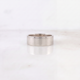 Plain Band Ring 8.4g / Size 11 1/4 White Gold 18K