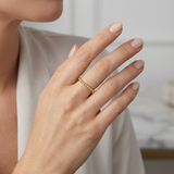 Anillo Esferas 0.95g / T5 Oro Amarillo 18K