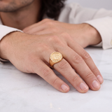Virgin of Carmen Ring 3.7g / T10.75 Yellow Gold 18K