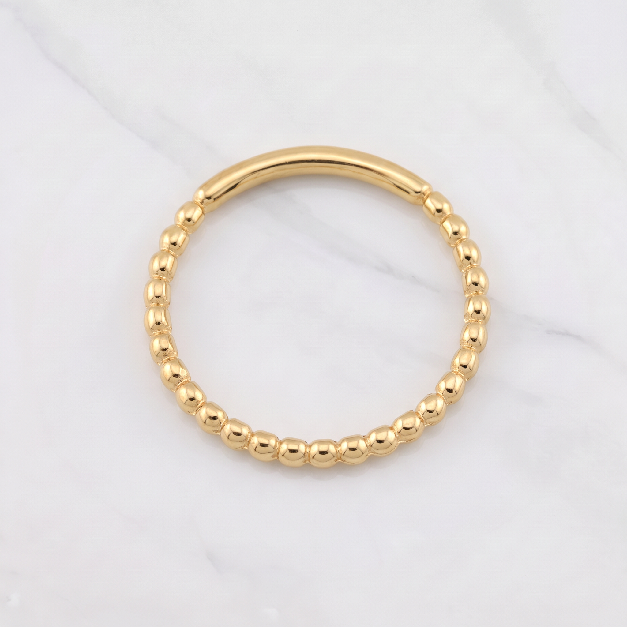 Sphere Ring 1.15g / T5.25 Yellow Gold 18K