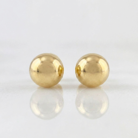 Topos Bola 0.7gr / 7mm Oro Amarillo 18K %