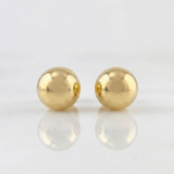 Topos Bola Lisa 0.75 g / in / 7 mm Oro Amarillo 18K