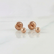 Topos Bola 0.6gr / 3mm Oro Rosa 18K &