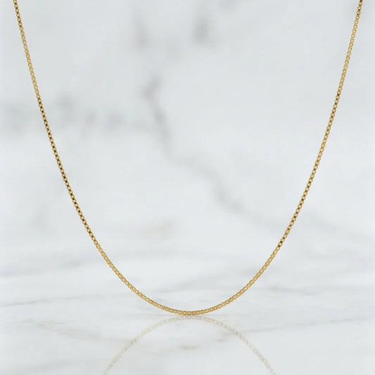 Cadena Veneciana 0.75 g / 40 cm / 0.45 mm Oro Amarillo 18K