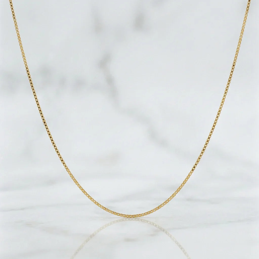 Cadena Veneciana 0.75 g / 40 cm / 0.45 mm Oro Amarillo 18K