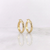 Candongas Gera 3.15 g / 1 in Oro Amarillo 18K
