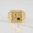 Anillo Cruz Clavo 3.2g / T10,5 Oro Amarillo 18K
