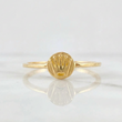 Anillo Circulo Corona 1.1g / T5 3/4 Oro Amarillo 18K