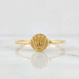 Anillo Circulo Corona 1.2g / T8 Oro Amarillo 18K