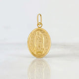 Pendant Virgen de Guadalupe 0.65g / 3/4 in 18K Yellow Gold