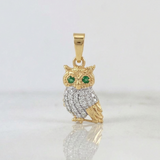 Dije Buho 1.2g / 3/4 in Oro Amarillo 18K