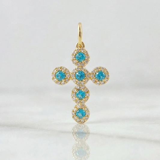 Dije Cruz Tupida 1.95g / 1 in Oro Amarillo 18K