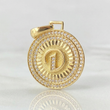 Pendant Medal Letter D 4.55g / 1 1/4 in 18K Yellow Gold