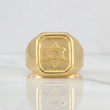 Anillo Estrella de David 3.25g / T8,5 Oro Amarillo 18K