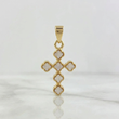 Dije Cruz Trebol 3.25 g / 1 1/4 in Oro Amarillo 18K