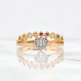 Heart Ring 2.9g / T6.75 Yellow Gold 18K