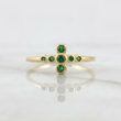 Cross Ring 1.65g / T4.5 Yellow Gold 18K