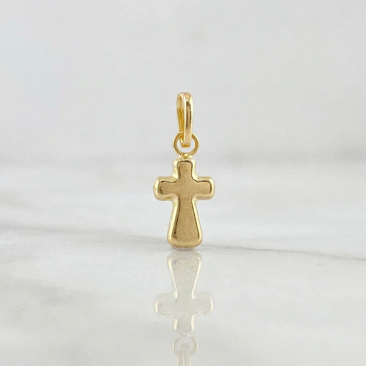 Dije Cruz 0.15g / 1/2 in Oro Amarillo 18K