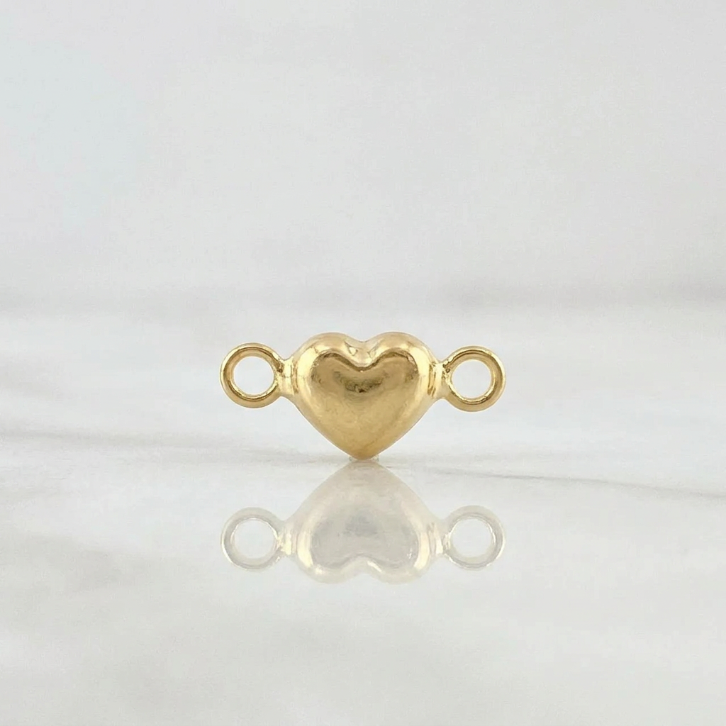 Herraje Corazón 0.2g / 1/2 in Oro Amarillo 18K