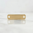 Charm Rectangular Plaque 0.35gr / 3/4 in / Yellow Gold 18K %