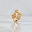 Dije Trebol 1.05g / 1/2 in Oro Amarillo 18K