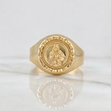 Virgin of Carmen Ring 3.7g / T10.75 Yellow Gold 18K