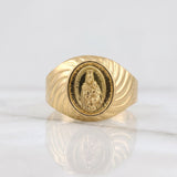 Virgin of Carmen Ring 3.5g / T11.25 Yellow Gold 18K