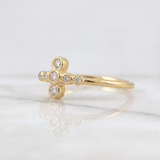 Cross Ring 1.75g / T6.75 Yellow Gold 18K