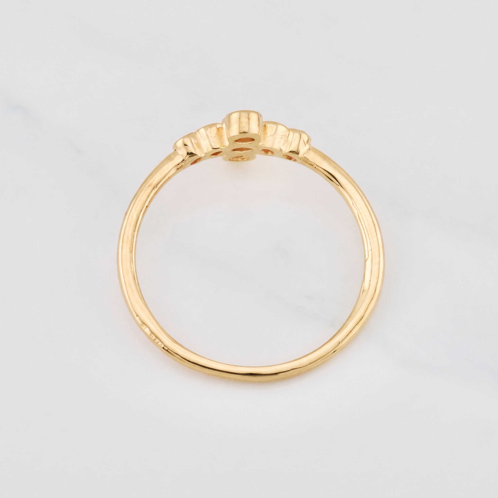 Cross Ring 1.75g / T5.25 Yellow Gold 18K