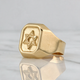 Anillo Estrella de David 3.25g / T8,5 Oro Amarillo 18K