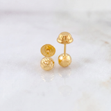 Topos Bola Diamantada 0.7 g / 5 mm Oro Amarillo 18K
