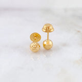 Topos Bola Diamantada 0.6g / in / 5mm Oro Amarillo 18K