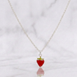 Classic Link Chain Strawberry 2.95g / 18 in / 1.05mm Silver 925