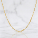 Cadena Marienera 5.5g / 20 in / 2.3mm Oro Amarillo +3 18K
