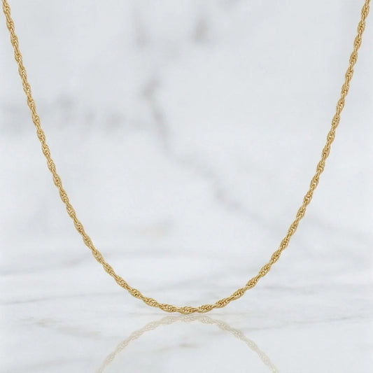 Rope Chain 1.15g / 24 in / 1.15mm Yellow Gold 18K