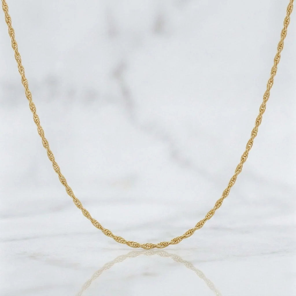 Cadena Lazo 1.1g / 24 in / 1.1mm Oro Amarillo 18K
