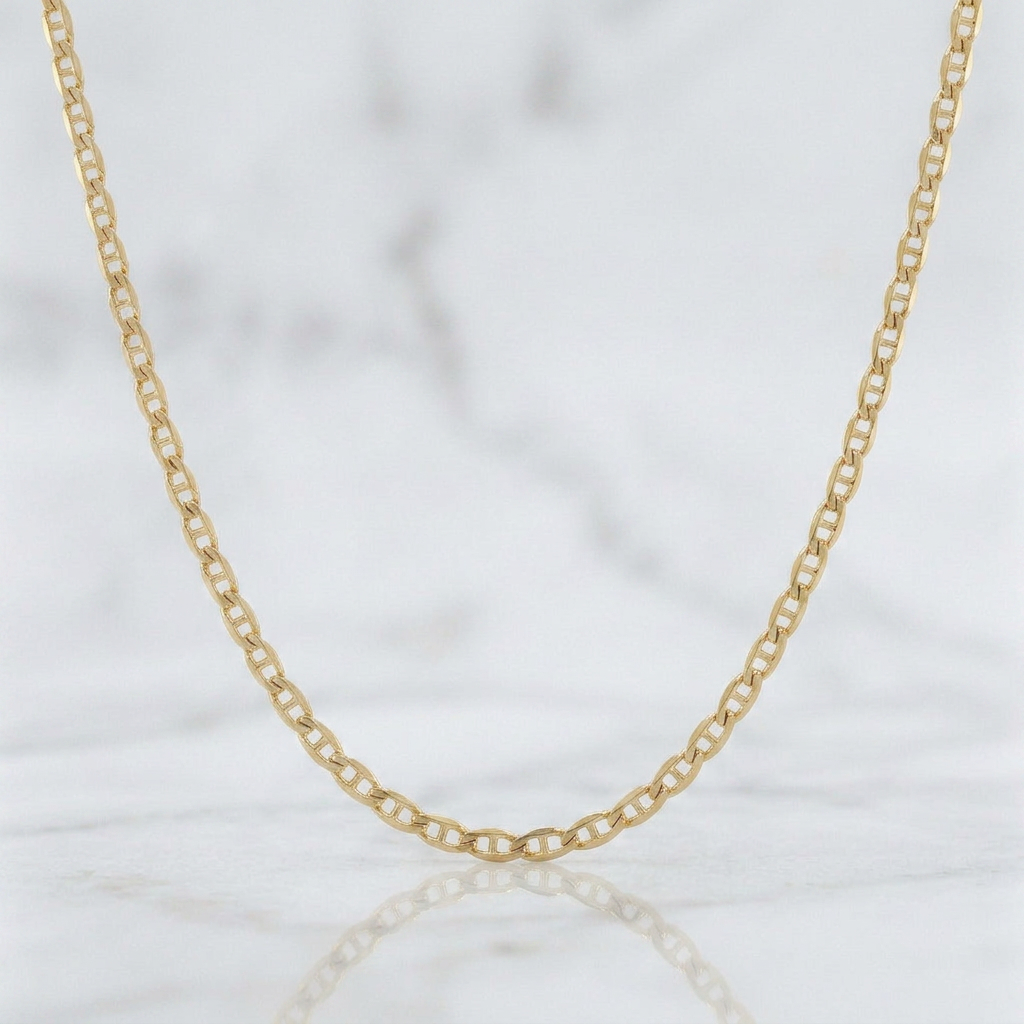 Cadena Escalera 1.45 g / 17 3/4 in / 1.12 mm Oro Amarillo 18K