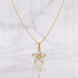Classic Link Chain Flower 3g / 18 in / 1.1mm Silver Vermeil 925