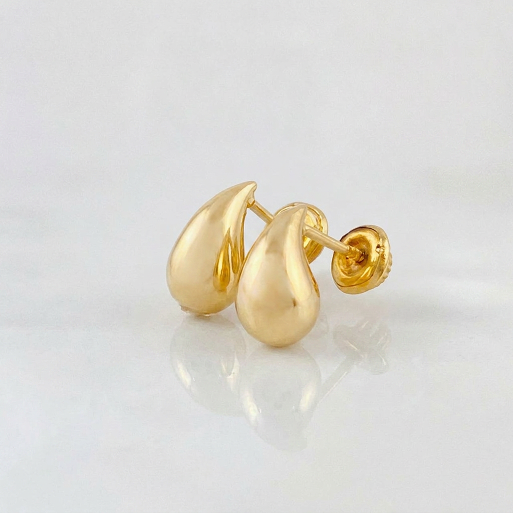 Topos Gota 1.9g / in / 14.6mm Oro Amarillo 18K