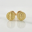 Stud Earrings San Benito 0.9gr / Yellow Gold Stamped &